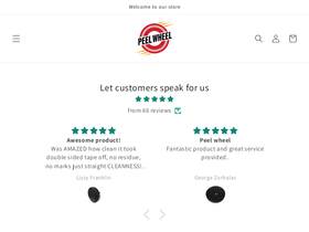 peelwheel.com homepage screenshot