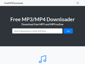 'freemp3downloads.online' screenshot