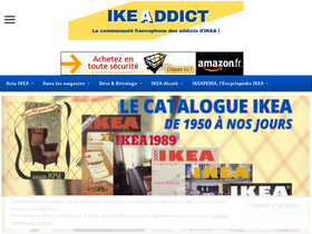 'ikeaddict.com' screenshot