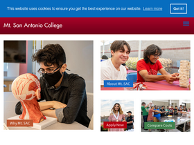 'mtsac.edu' screenshot