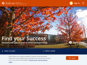 'salemstate.edu' screenshot