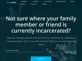 'prisonroster.com' screenshot