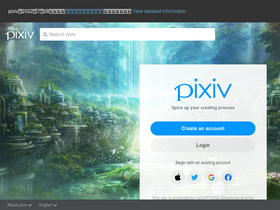 'pixiv.me' screenshot