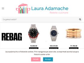 'lauraadamache.ro' screenshot