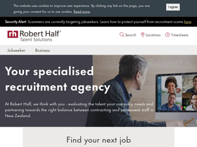 'roberthalf.co.nz' screenshot