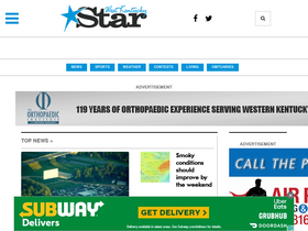 'westkentuckystar.com' screenshot