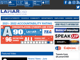 'lcisd.org' screenshot