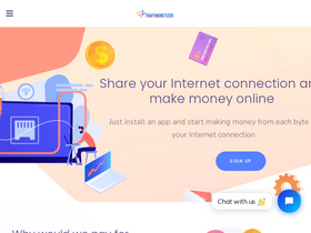 'traffmonetizer.com' screenshot