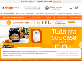 'shoptime.com.br' screenshot