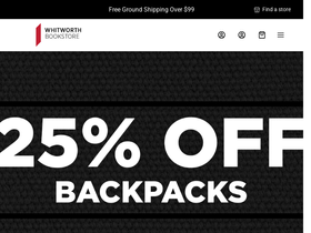 whitworthstore.com homepage screenshot