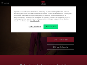 'stage-entertainment.nl' screenshot