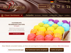 'pati-versand.de' screenshot