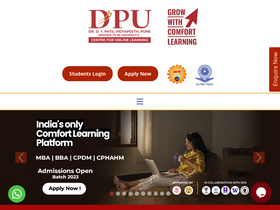 'dypatilonline.com' screenshot