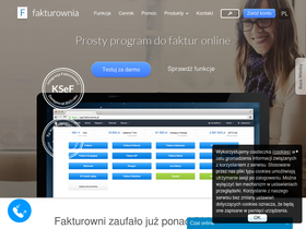 'fakturownia.pl' screenshot