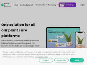 'myplantin.com' screenshot