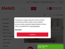 'emako.cz' screenshot