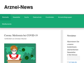 'arznei-news.de' screenshot