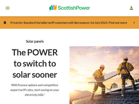 'scottishpower.co.uk' screenshot