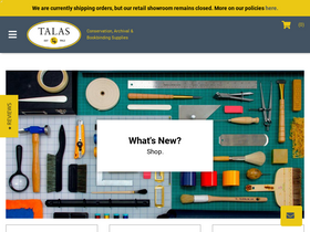 'talasonline.com' screenshot