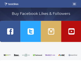 'boostlikes.com' screenshot