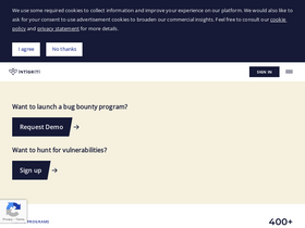 'intigriti.com' screenshot