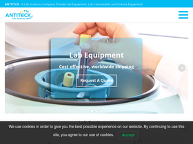 'antiteck.com' screenshot