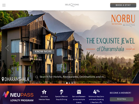 'seleqtionshotels.com' screenshot