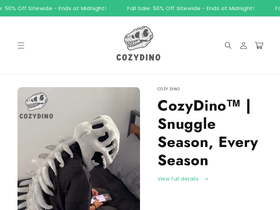 thecozydino.com homepage screenshot