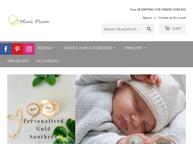 Miniplum homepage screenshot