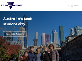 'studymelbourne.vic.gov.au' screenshot