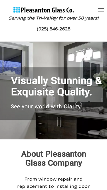 pleasantonglass.com