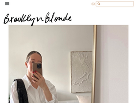 'brooklynblonde.com' screenshot
