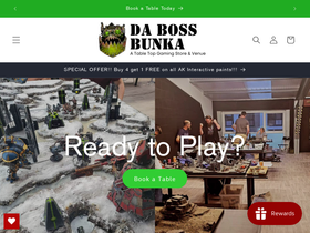 Dabossbunka homepage screenshot