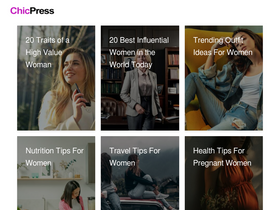 'chicpress.com' screenshot