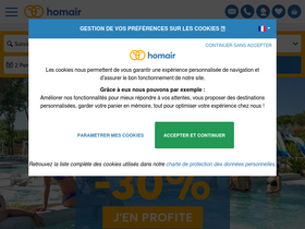 'homair.com' screenshot