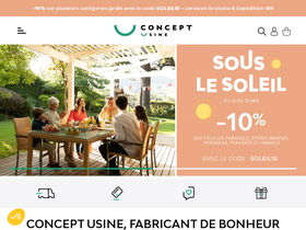 'concept-usine.com' screenshot