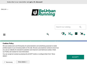'beurbanrunning.com' screenshot