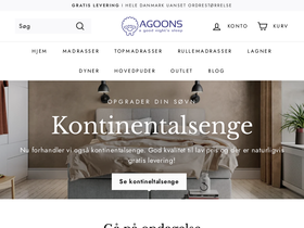 Agoons homepage screenshot