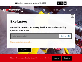 12speed.com homepage screenshot