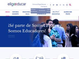 'eligeeducar.cl' screenshot