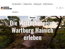 'entdecke-deutschland.de' screenshot
