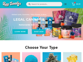 'baysmokes.com' screenshot