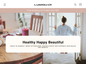 lumiquar.com homepage screenshot