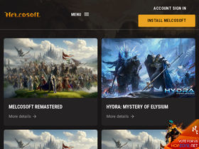 Melcosoft.games website image