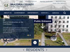 'brazoriacountytx.gov' screenshot