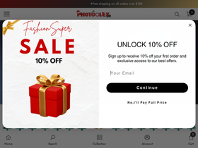Photoolex website screenshot