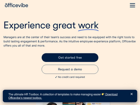 'officevibe.com' screenshot