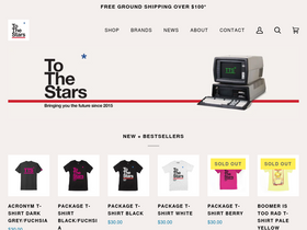 'tothestars.media' screenshot