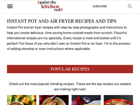 'paintthekitchenred.com' screenshot