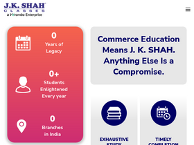 'jkshahclasses.com' screenshot
